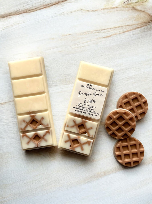 Pumpkin Pecan Waffles Soy Wax Melt Snap Bar