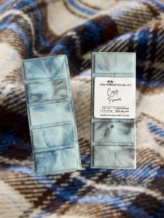 Cozy Flannel Soy Wax Melt Snap Bar
