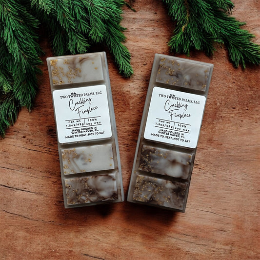 Crackling Fireplace Wax Melt Snap Bar