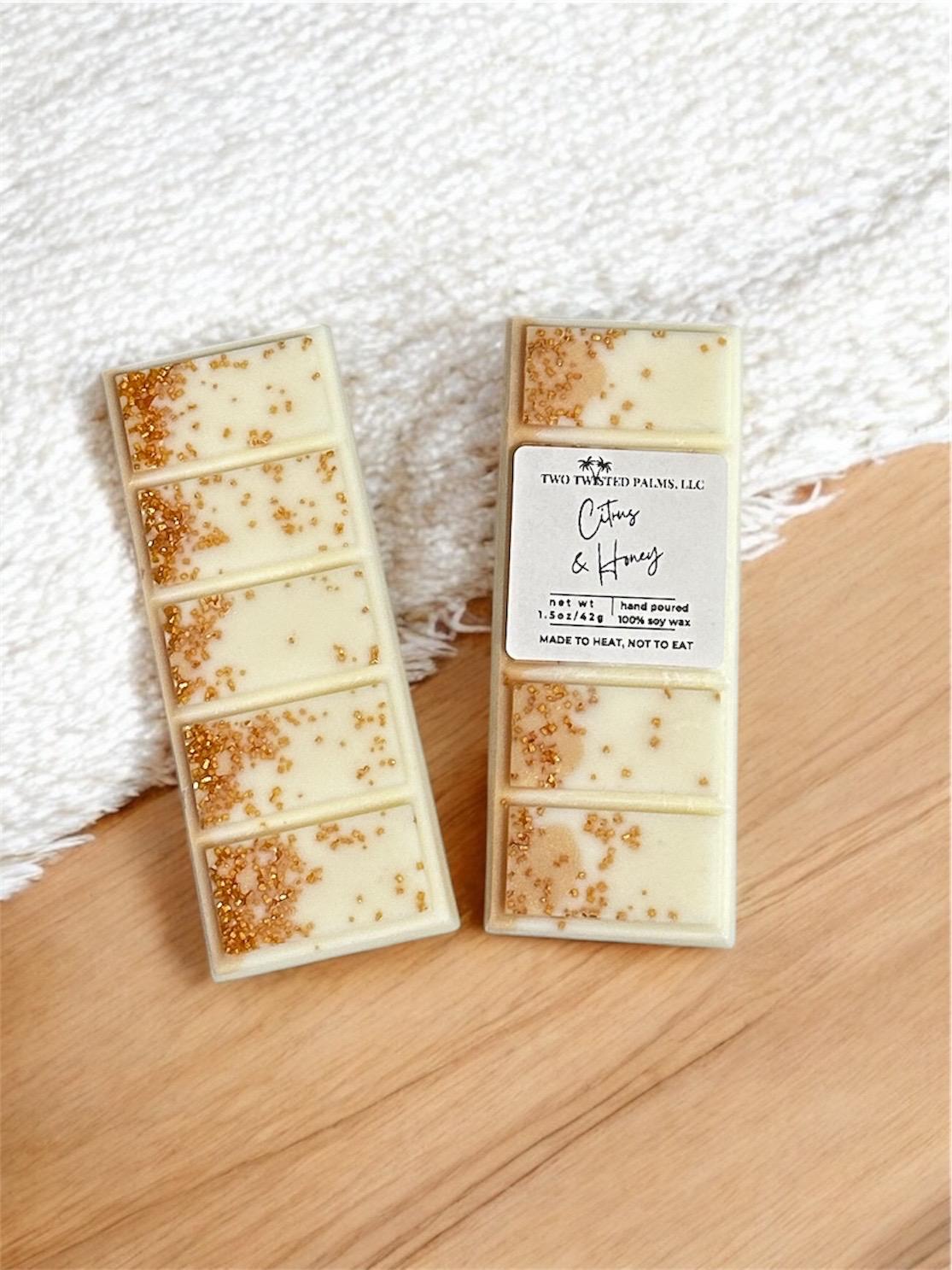 Citrus and Honey Odor Eliminator Soy Wax Melt Snap Bar