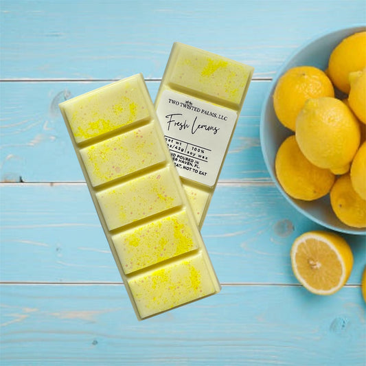 Fresh Lemons Soy Wax Melt Snap Bar