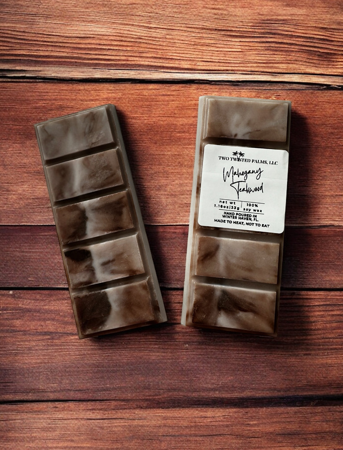 Mahogany Teakwood Soy Wax Melt Snap Bar