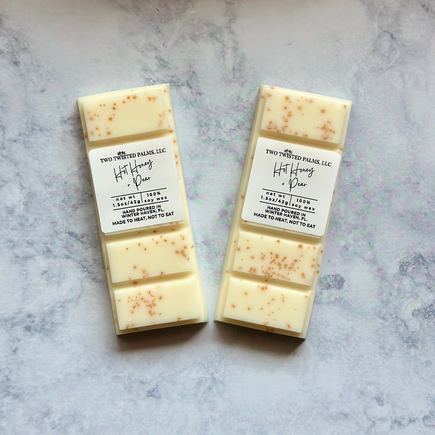 Hot Honey +Pear Wax Melt Snap Bar