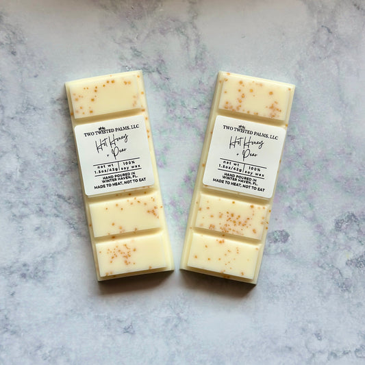 Hot Honey +Pear Wax Melt Snap Bar