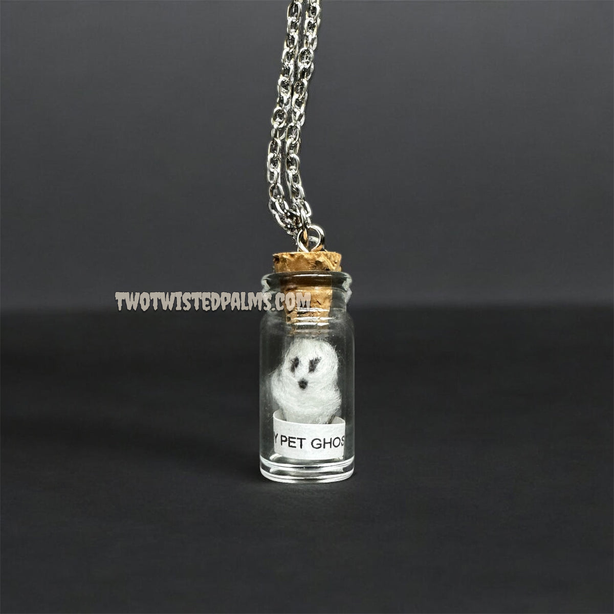 Adopt a Pet Ghost Necklace