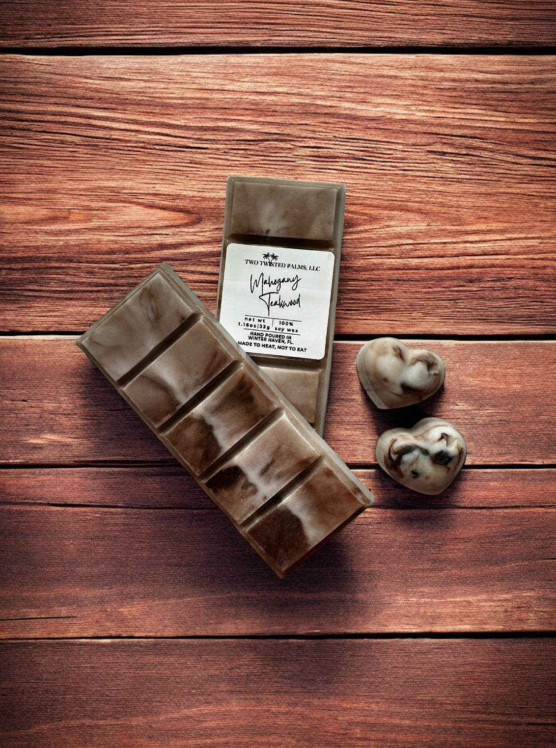 Mahogany Teakwood Soy Wax Melt Snap Bar