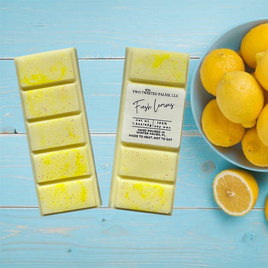 Fresh Lemons Soy Wax Melt Snap Bar