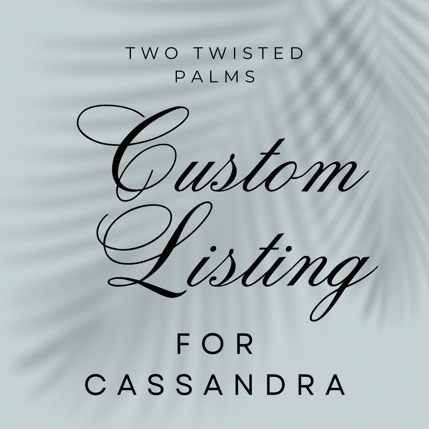 Custom Listing for Cassandra