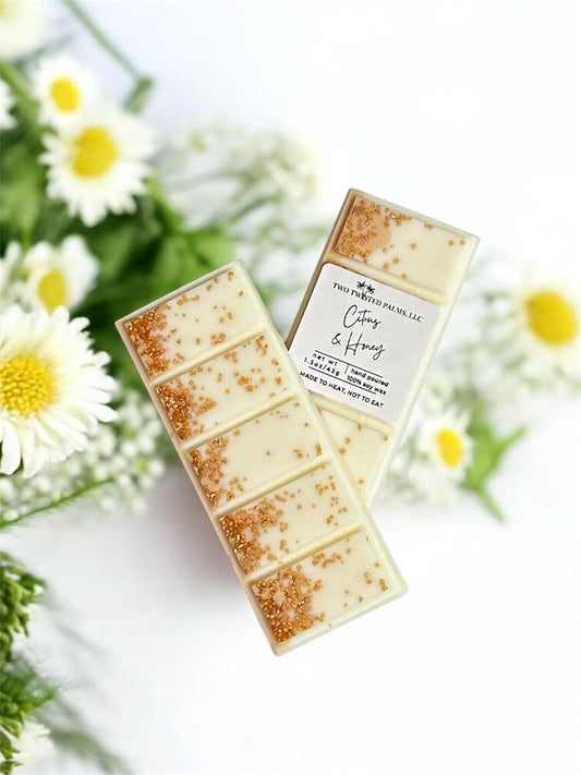 Citrus and Honey Odor Eliminator Soy Wax Melt Snap Bar