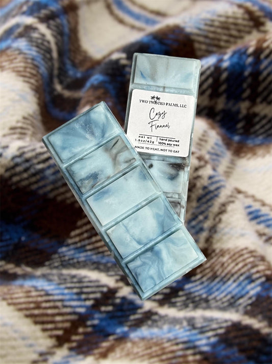 Cozy Flannel Soy Wax Melt Snap Bar